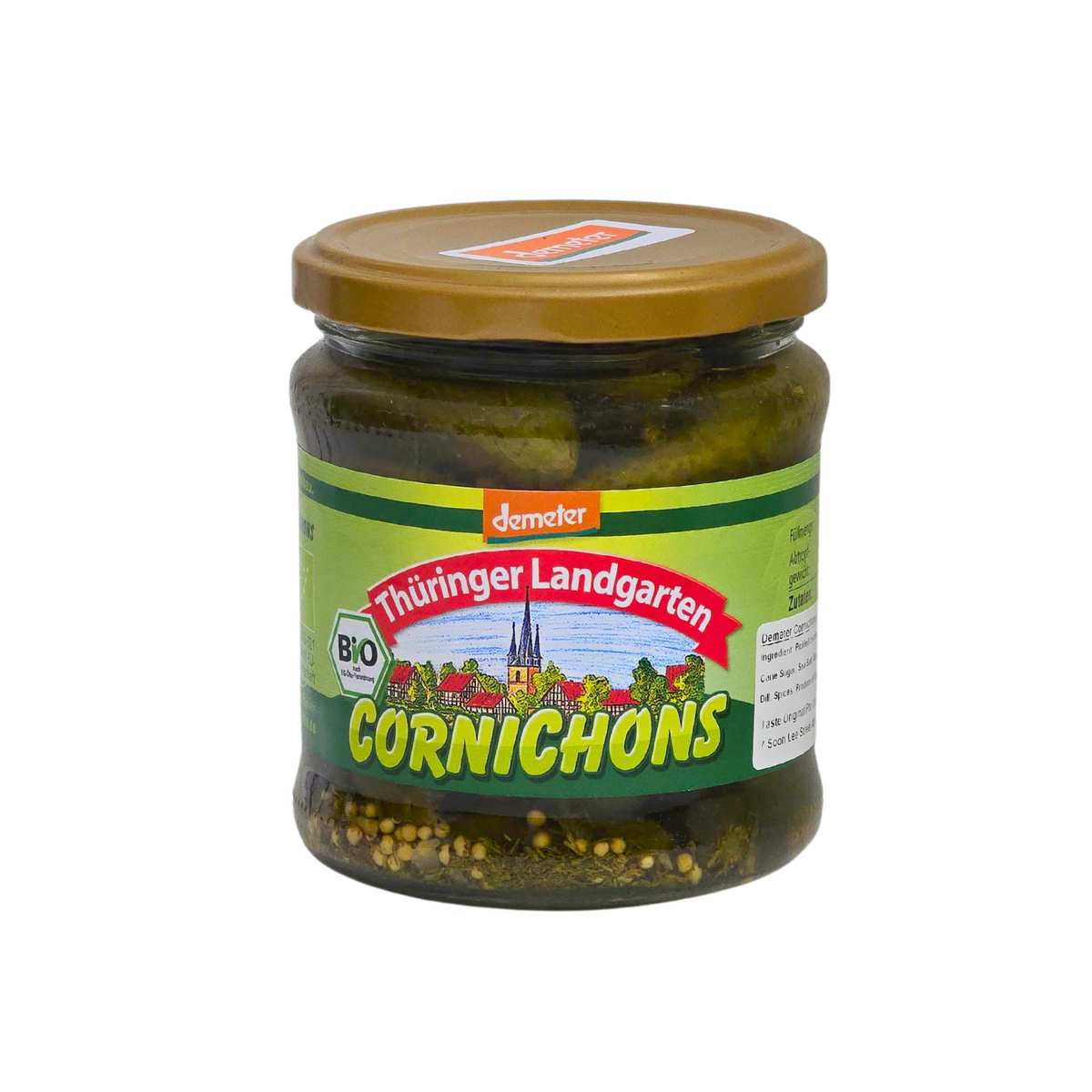 Demeter Thüringer Landgarten Cornichons Pickled Cucumber