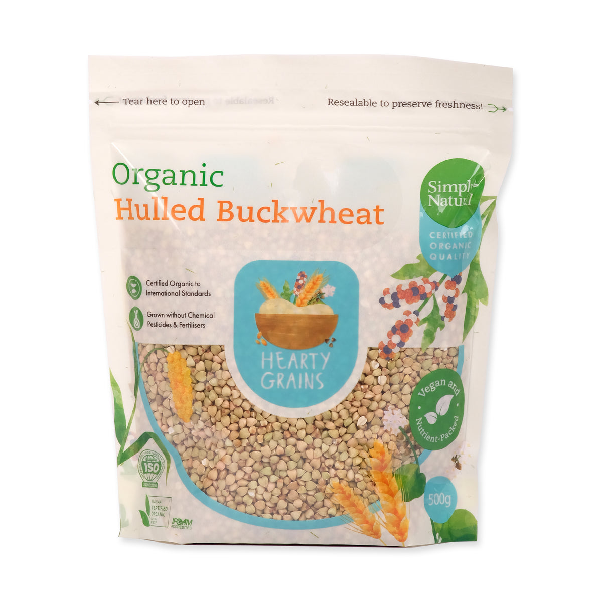 Simply Natural Organic Hulled Buckwheat 500g