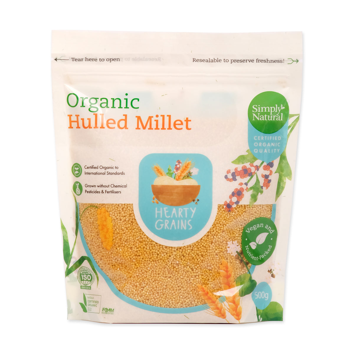 Simply Natural Organic Hulled Millet 500g