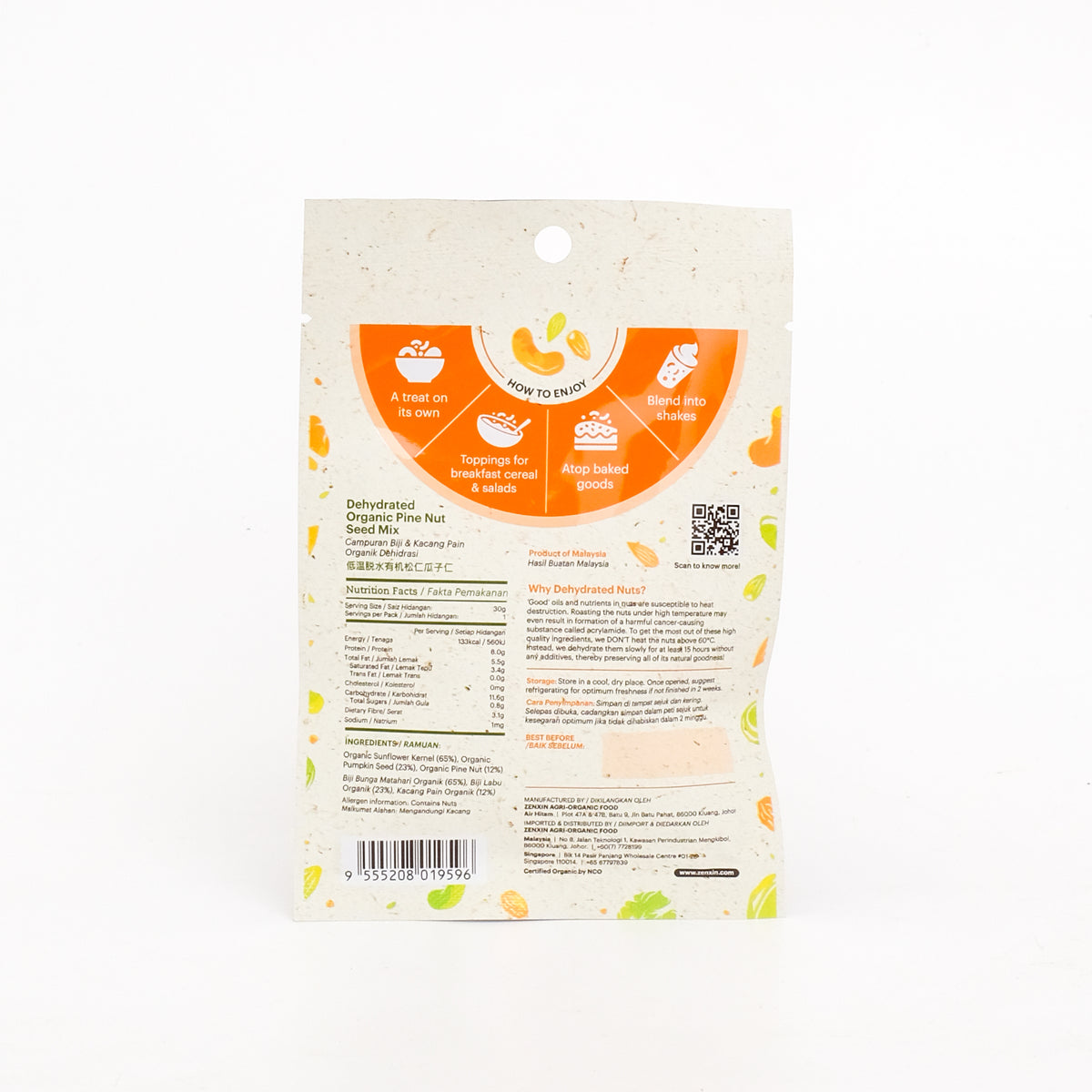 Simply Natural Dehydrated Nuts Daily Pack 30g - Multiple Flavours