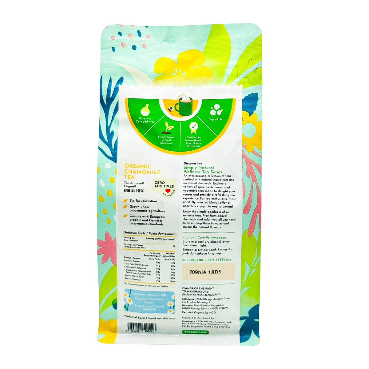 Simply Natural Organic Chamomile Tea 16x2g
