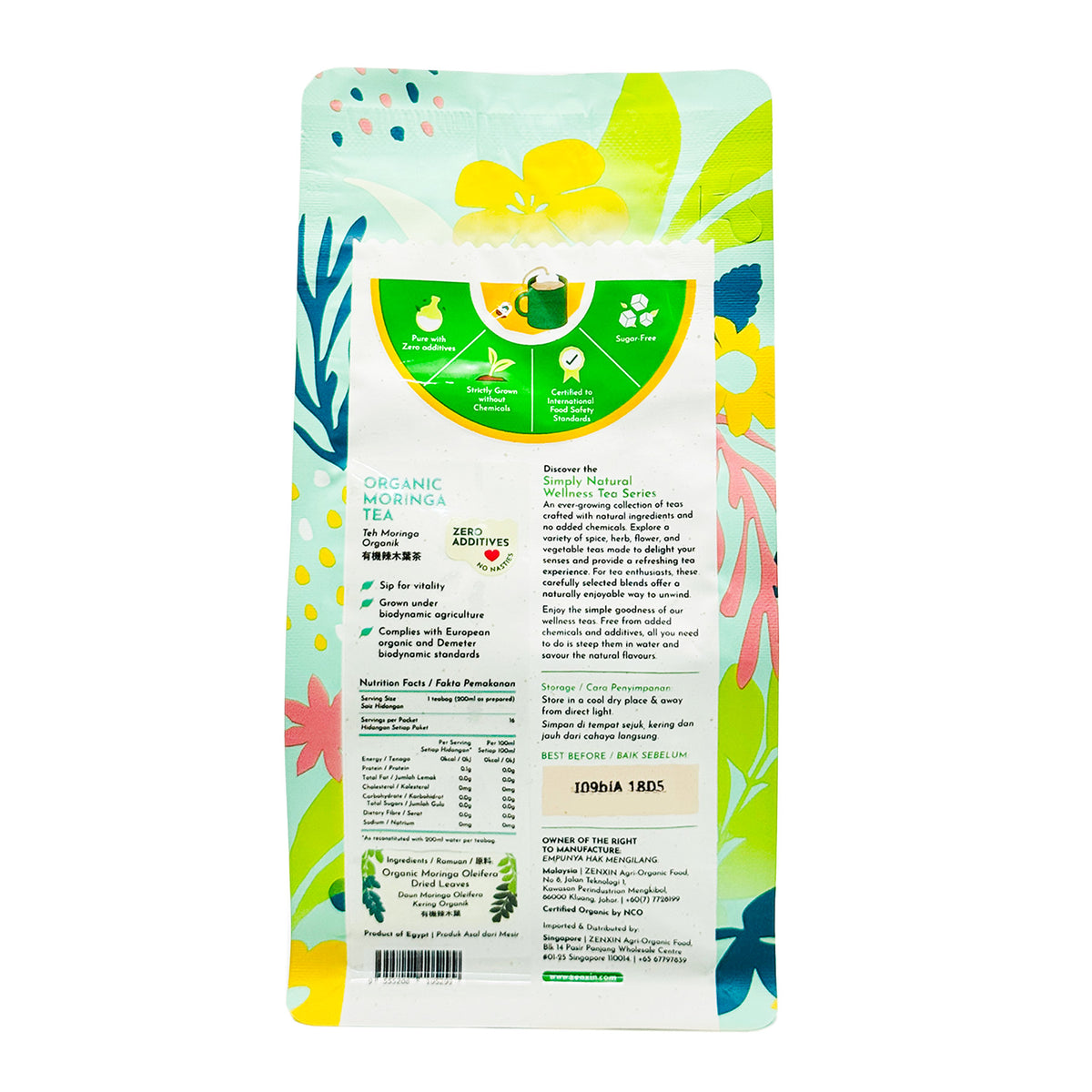 Simply Natural Organic Moringa Leaf Tea 16x2g