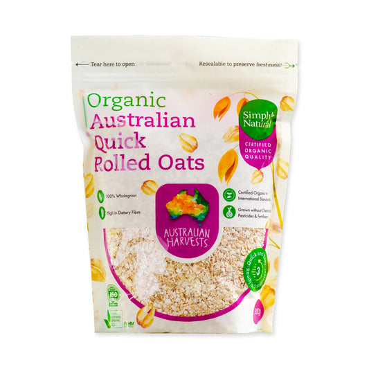 Organic Australian Quick Rolled Oats 500g
