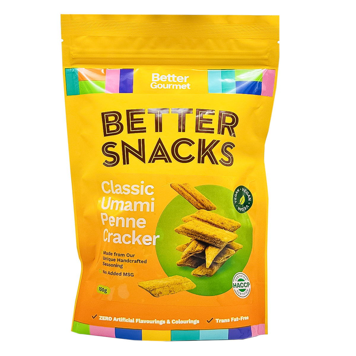 Better Gourmet Better Snacks Classic Umami Penne Cracker 150g