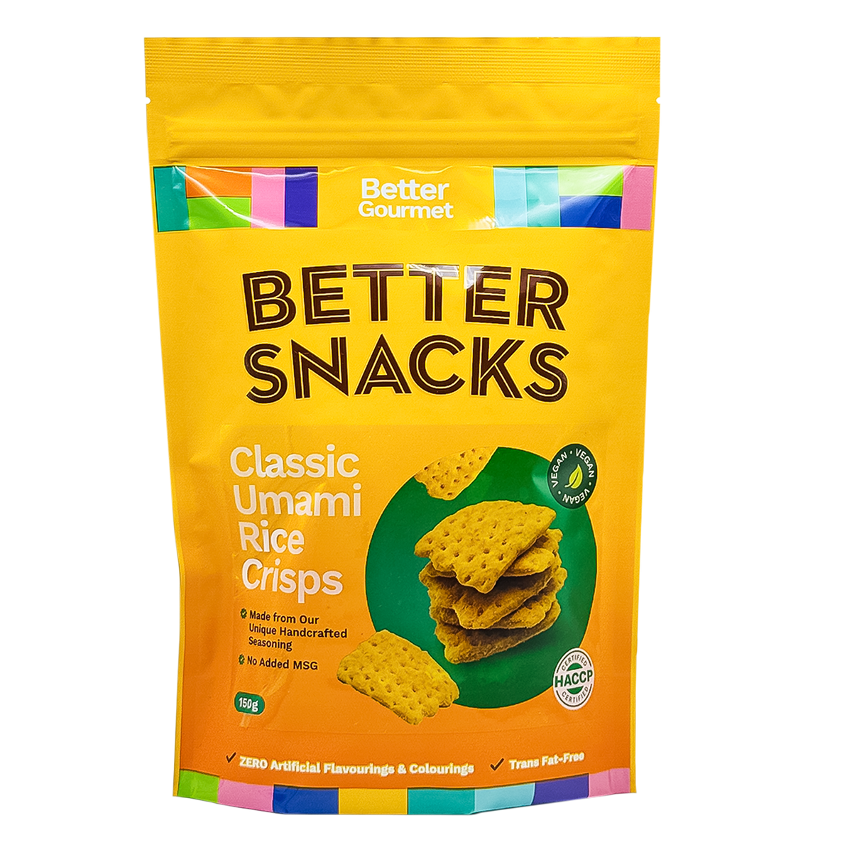 Better Gourmet Better Snacks Classic Umami Rice Cracker 150g