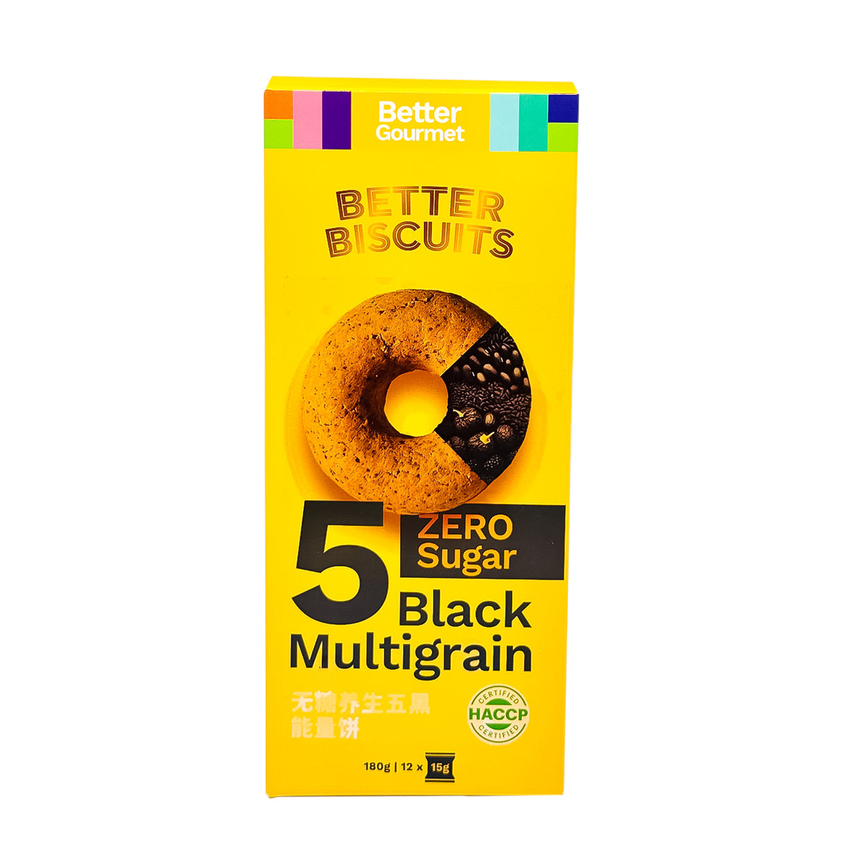 Better Gourmet 5 Black Multigrain Biscuits EA 180g