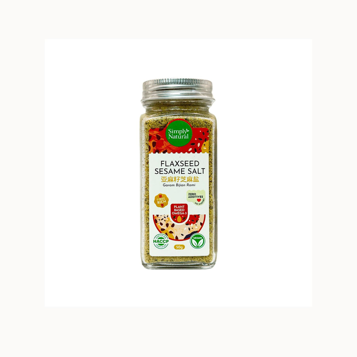 Simply Natural Flaxseed Sesame Salt EA 50g