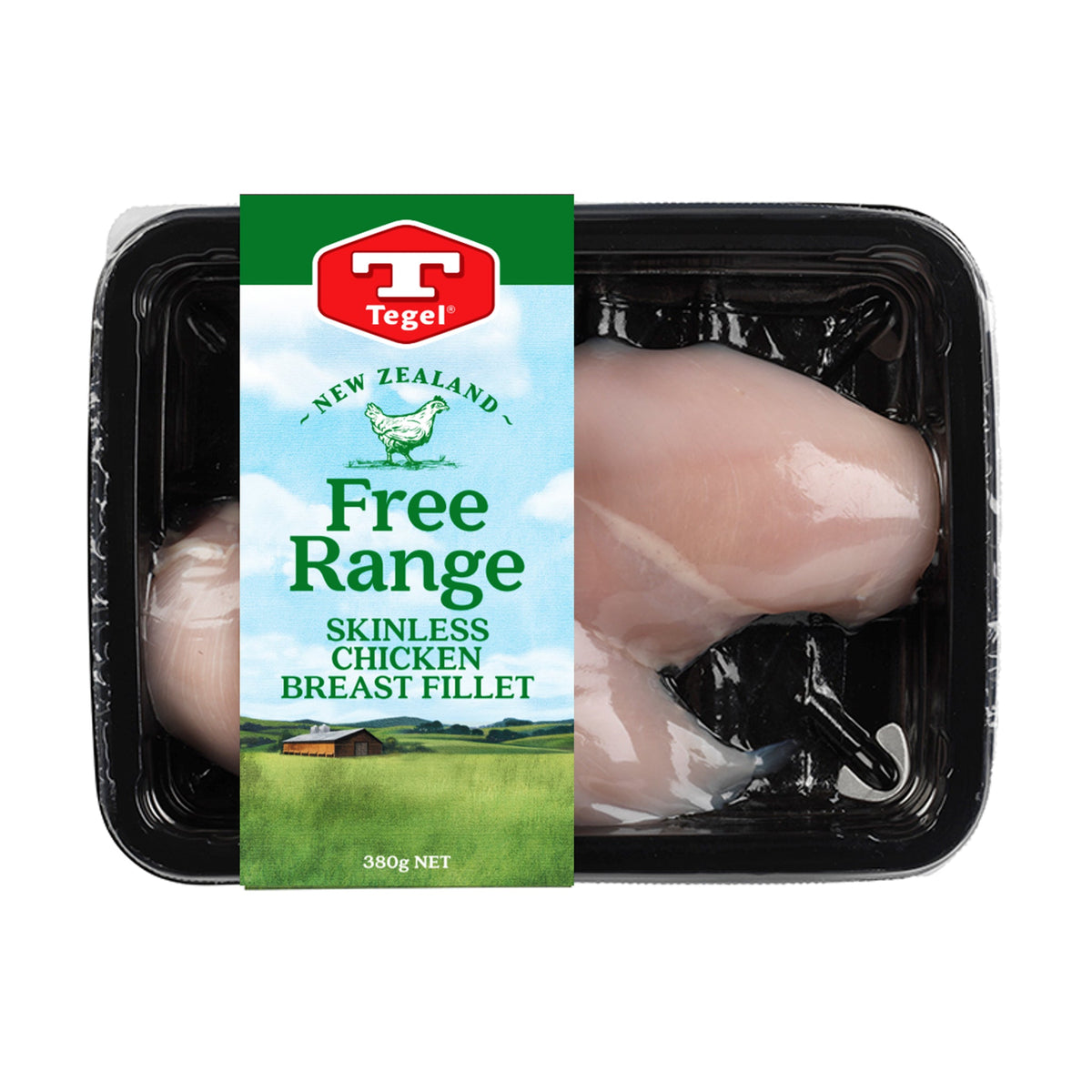 [FROZEN] Tegel Free Range Chicken Breast Fillet 380g New Zealand