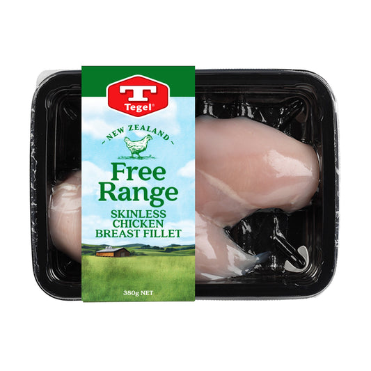 [FROZEN] Tegel Free Range Chicken Breast Fillet 380g New Zealand
