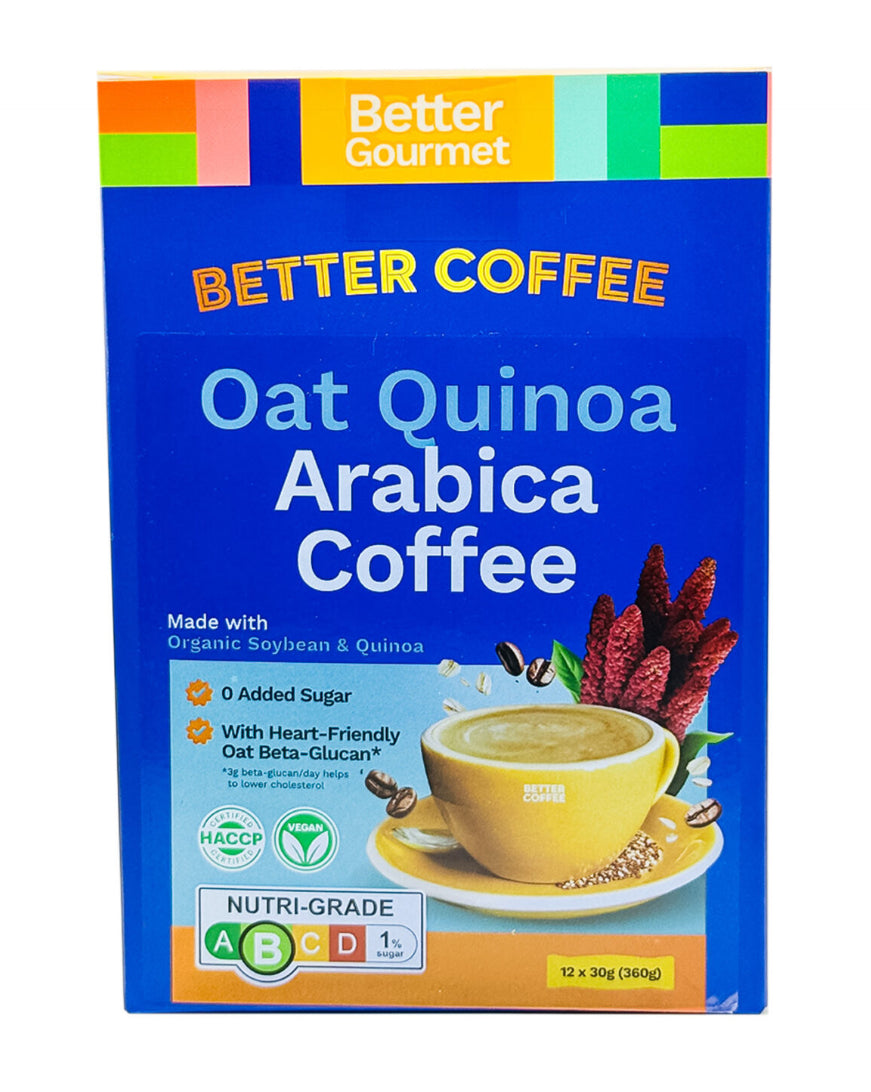Better Gourmet - Oat Quinoa Arabica Coffee 12 x 30g (360g) 藜麦燕麦咖啡