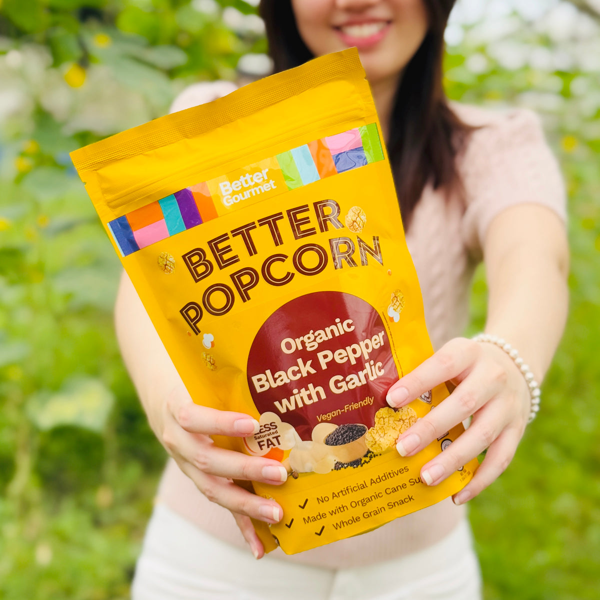 Better Gourmet Black Pepper with Garlic Popcorn 100g