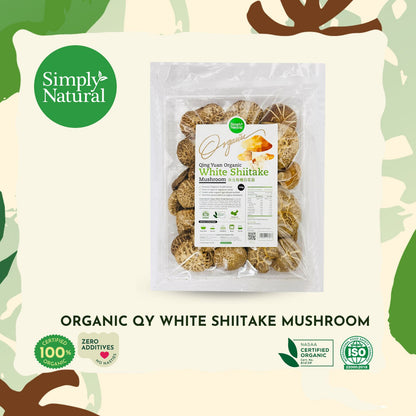 Simply Natural Organic Qing Yuan White Shiitake Mushroom 140g