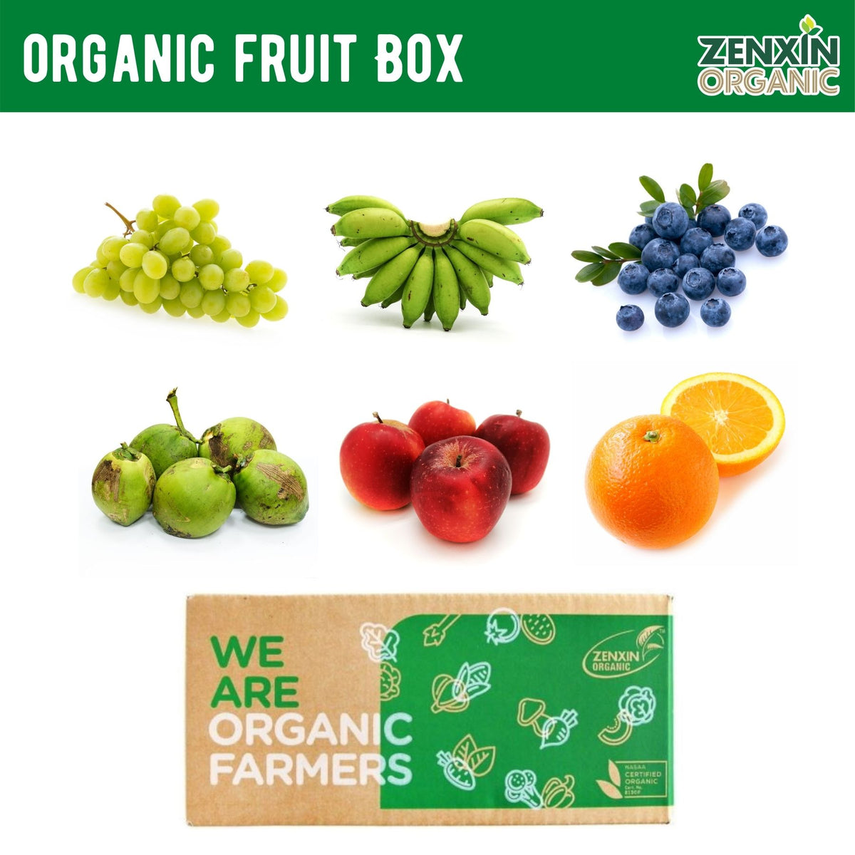 Organic Fruit Box 1-2KG