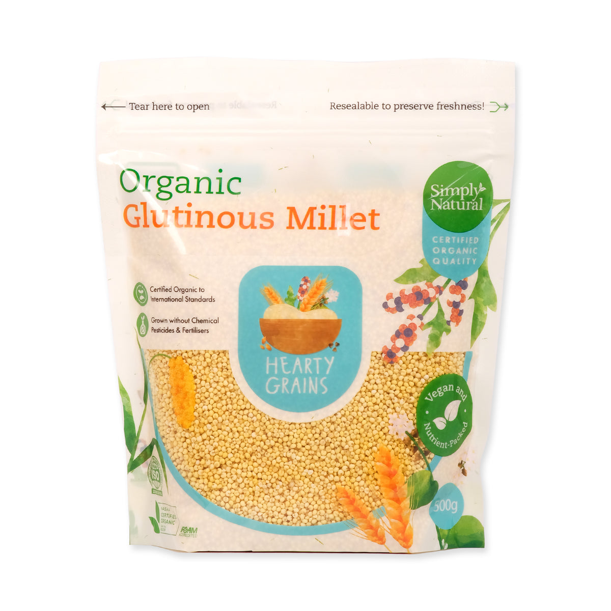 Simply Natural Organic Glutinous Millet 500g