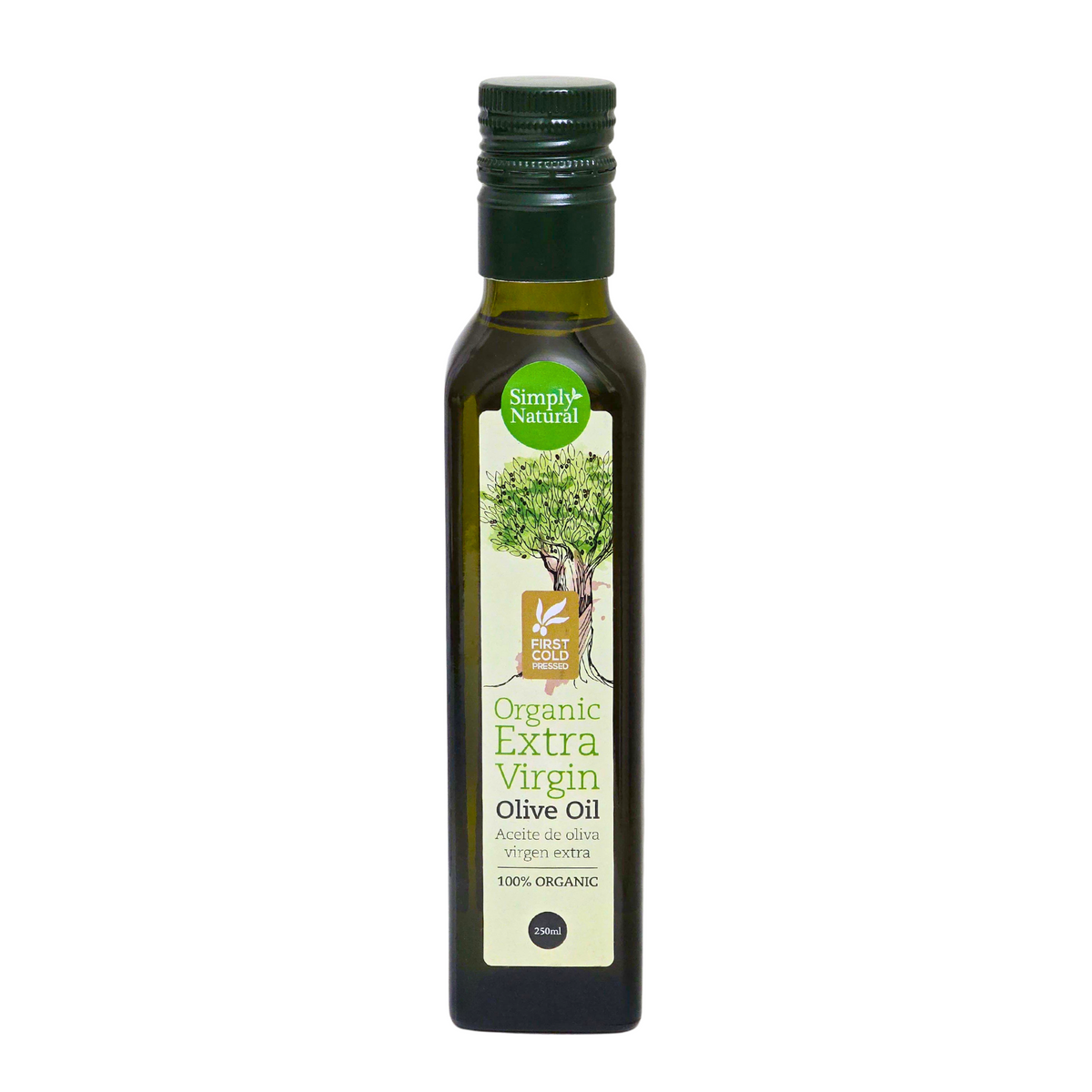Simply Natural Organic Extra Virgin Olive Oli 250ml Italy