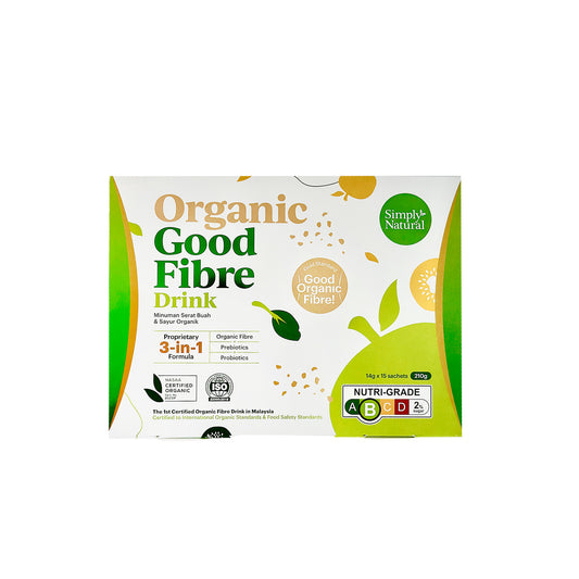 Simply Natural Organic Good Fibre Drink (14g x 15 sachets) 210g