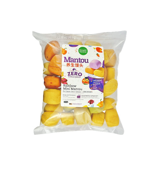 [FROZEN] Simply Natural Frozen Rainbow Mini Mantou 300g