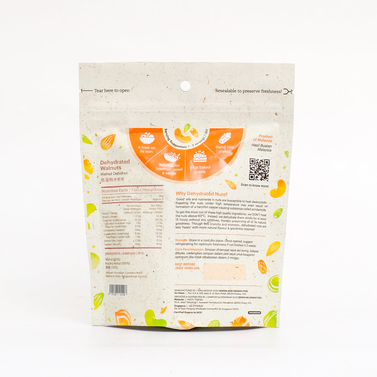 Simply Natural Dehydrated Walnut 150g