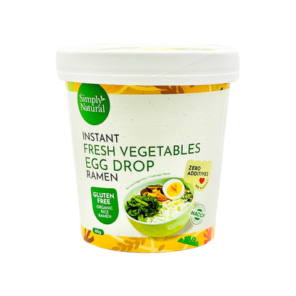 Simply Natural Instant Fresh Vegetables Egg Drop Ramen 60g