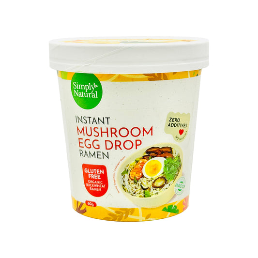 Simply Natural Instant Mushroom Egg Drop Ramen 60g