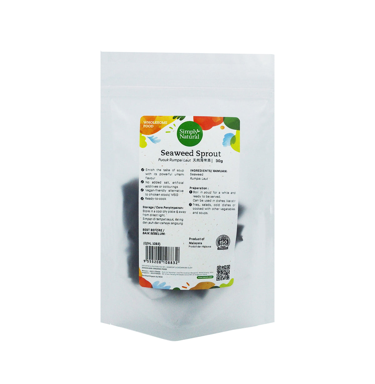 Simply Natural Natural Seaweed Sprout 30g