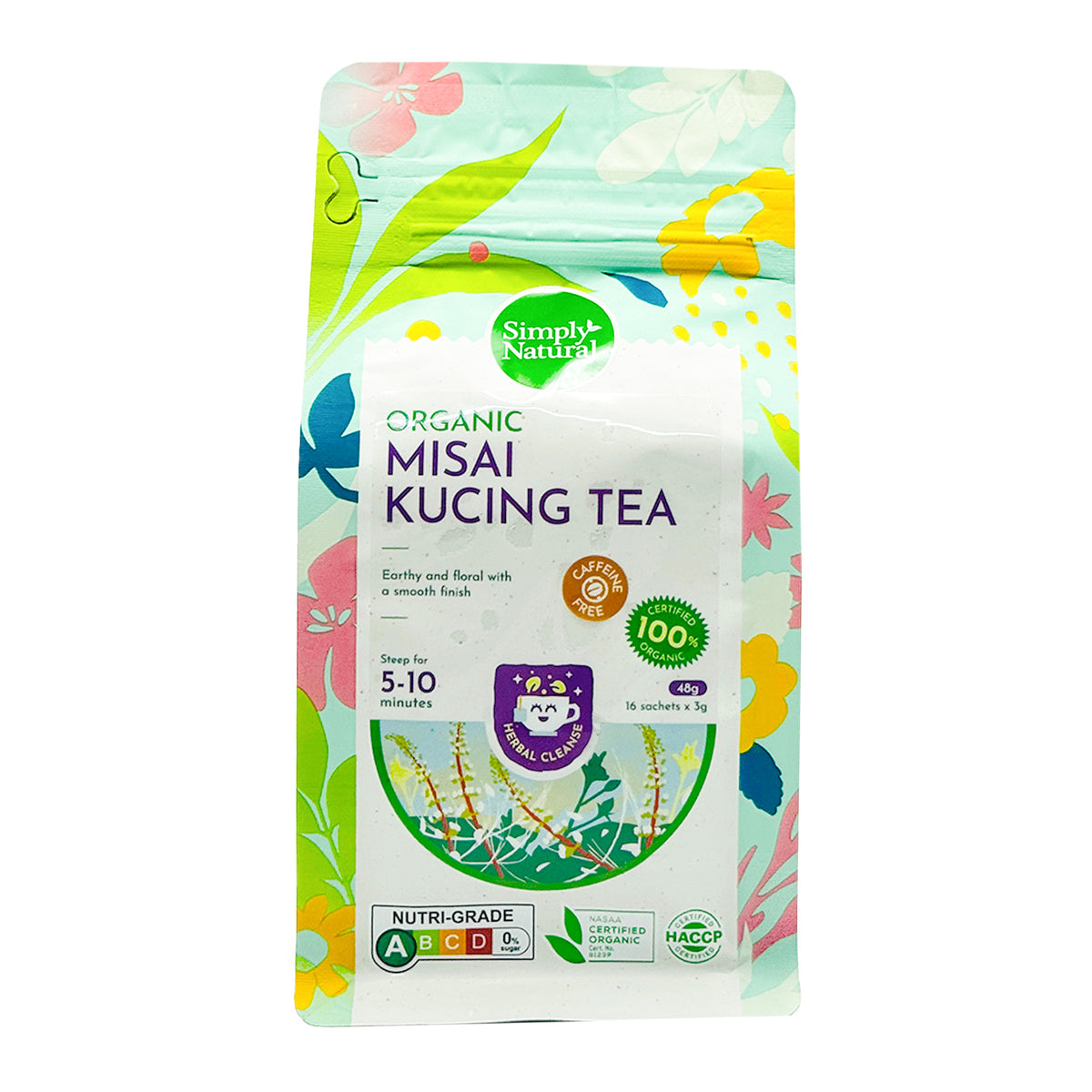Simply Natural Organic Misai Kucing (Cat Whisker) Tea 16x3g