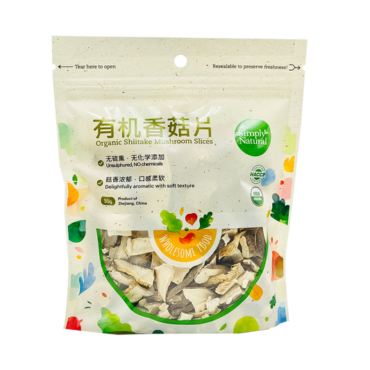 Simply Natural Organic Shiitake Mushroom Slices 50g