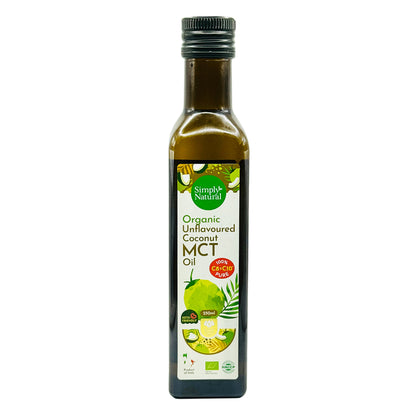 Simply Natural Organic Unflavoured Coconut MCT Oil 250ml