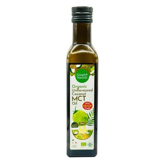 Simply Natural Organic Unflavoured Coconut MCT Oil 250ml