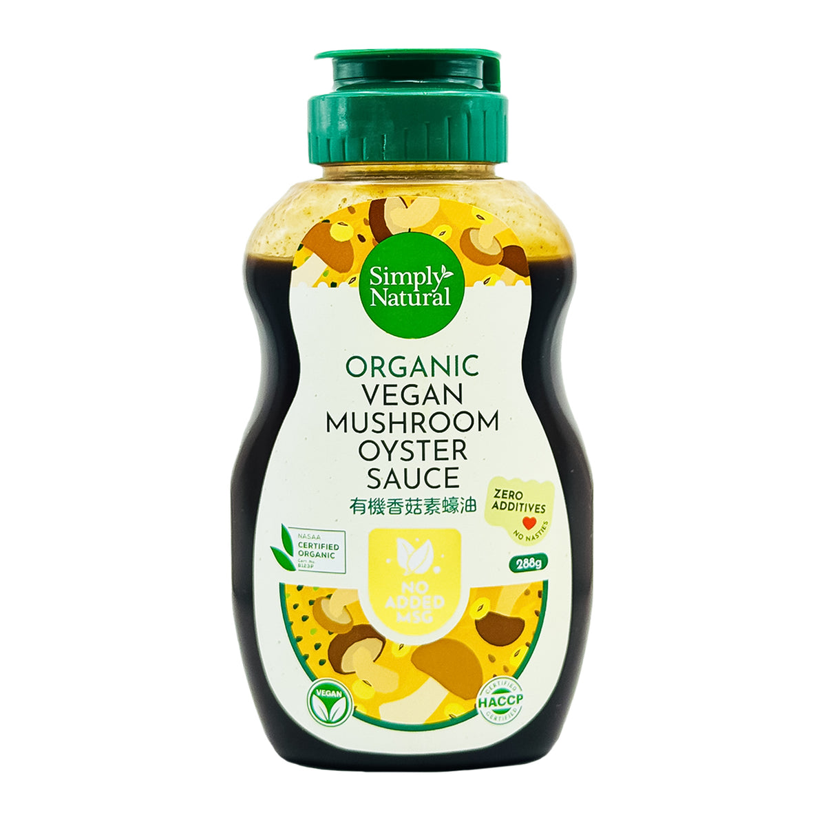 Simply Natural Organic Vegan Mushroom Oyster Sauce 288g