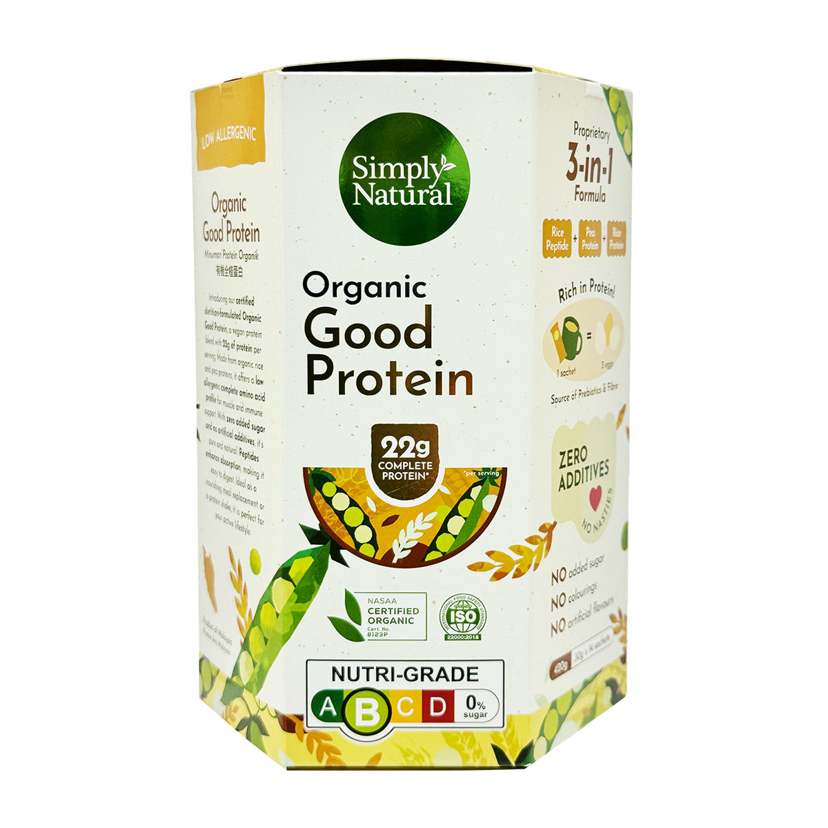 Simply Natural Organic Good Protein 420g (30g x 14 Sachets)