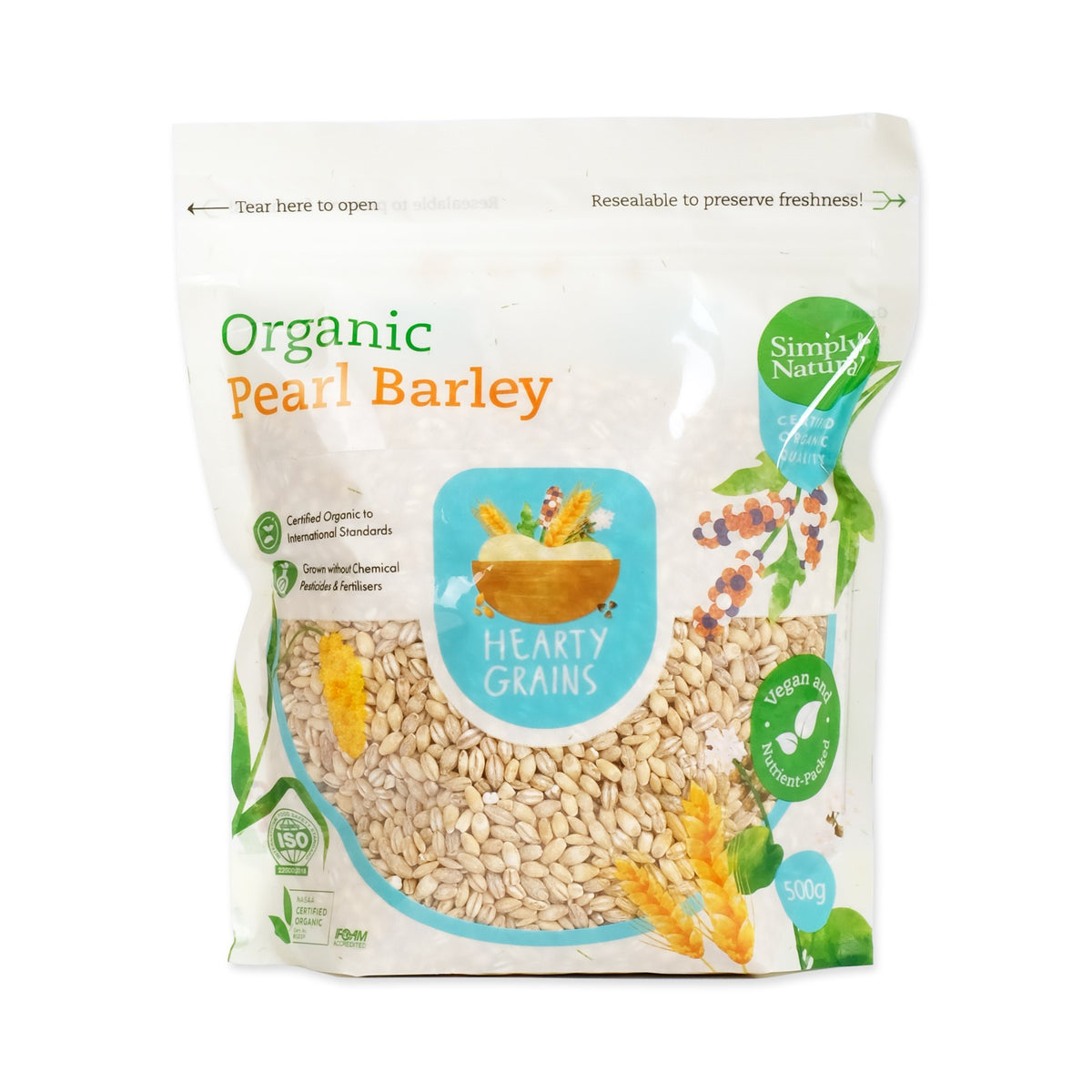 Simply Natural Organic Pearl Barley 500g