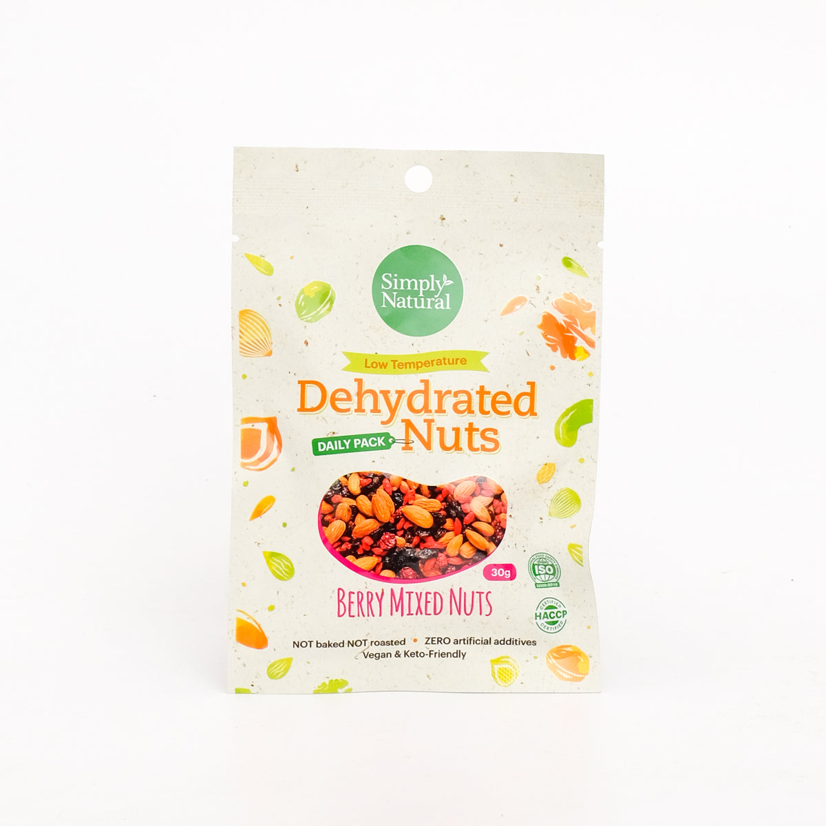 Simply Natural Dehydrated Nuts Daily Pack 30g - Multiple Flavours