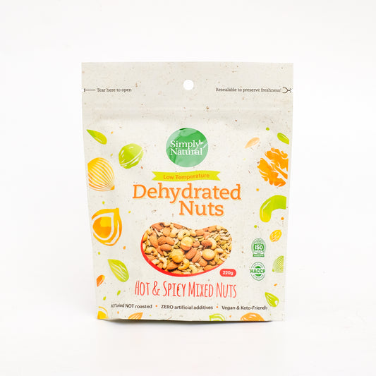 Simply Natural Dehydrated Hot N Spicy Mixed Nut 220g