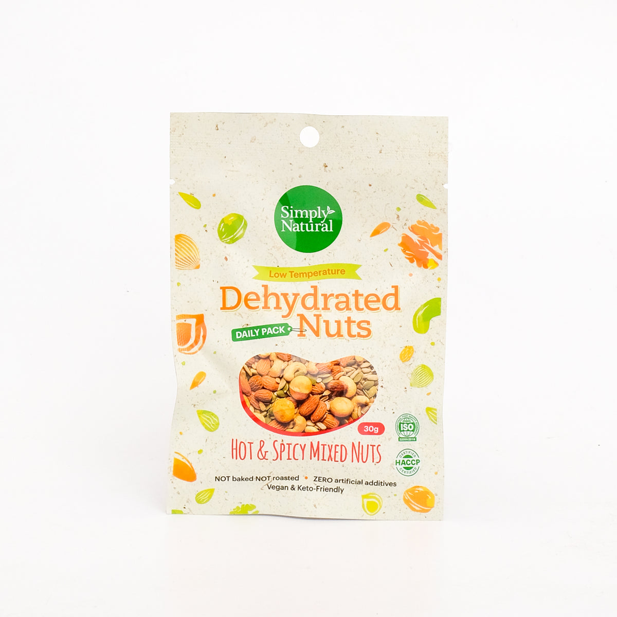 Simply Natural Dehydrated Nuts Daily Pack 30g - Multiple Flavours