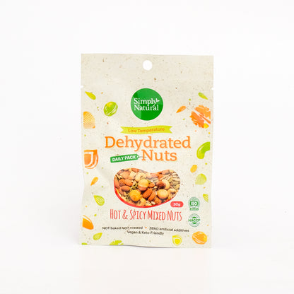 Simply Natural Dehydrated Nuts Daily Pack 30g - Multiple Flavours