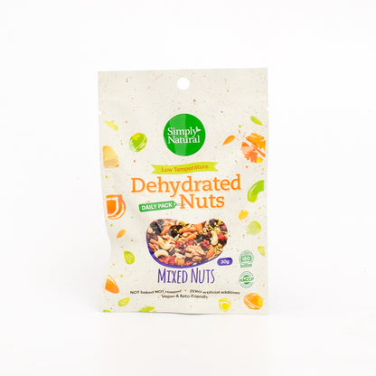 Simply Natural Dehydrated Nuts Daily Pack 30g - Multiple Flavours