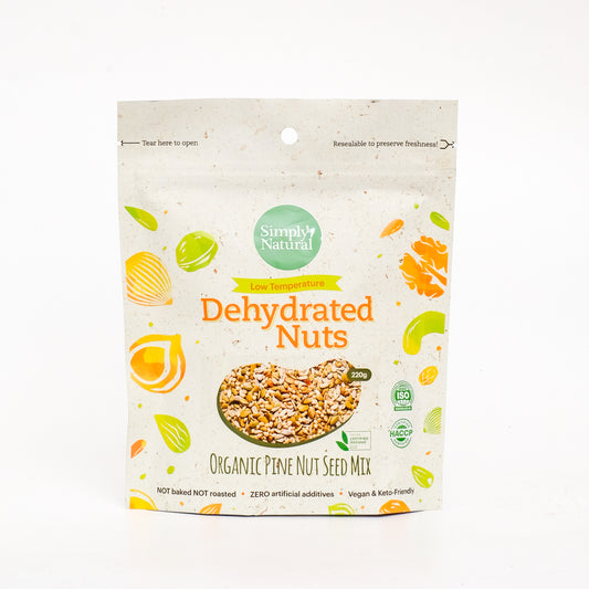 Simply Natural Dehydrated Organic Pine Nut Seed Mix 220g