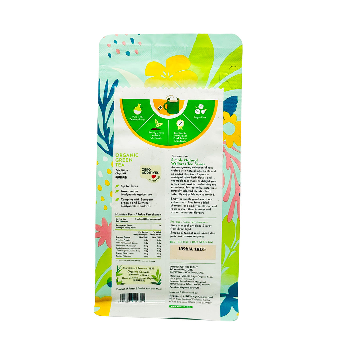 Simply Natural Organic Green Tea 16x2g