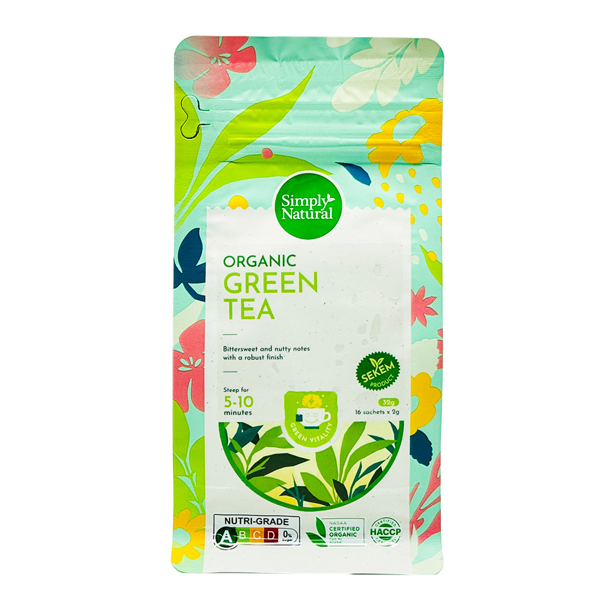 Simply Natural Organic Green Tea 16x2g