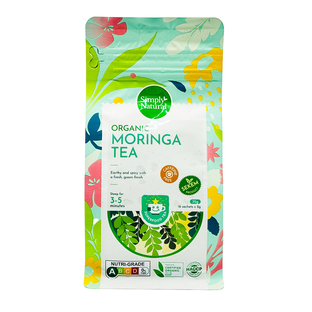 Simply Natural Organic Moringa Leaf Tea 16x2g