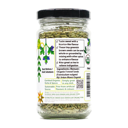 Simply Natural Organic Fennel Seeds 80g