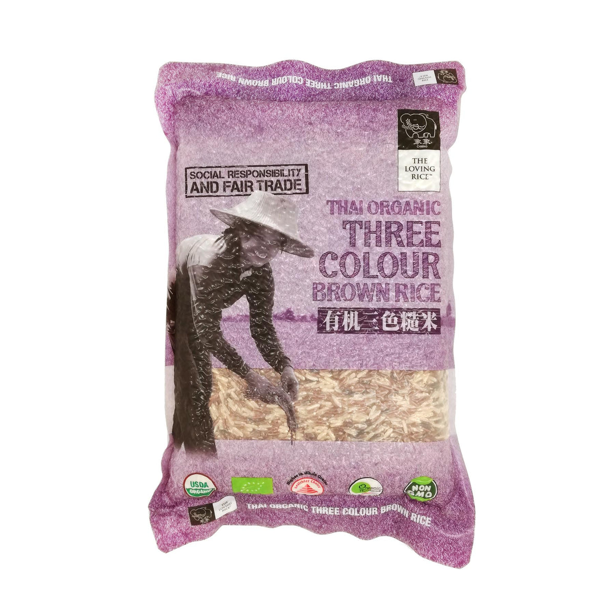Chang Organic Thai Brown Rice 3 Color 2kg