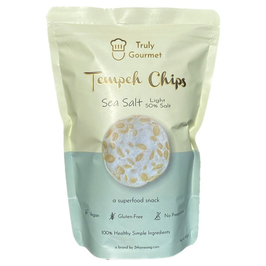 Truly Gourmet Natural Tempeh Chips - (Lightly Sea Salt Flavour) 80g