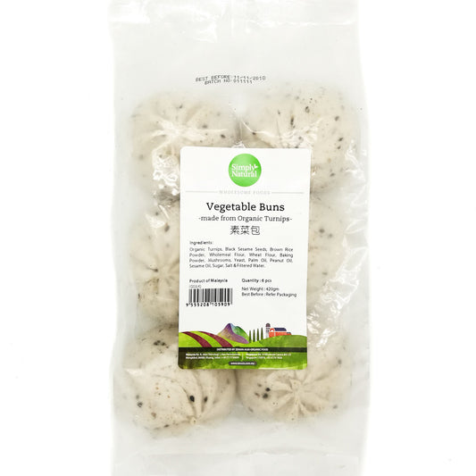 [FROZEN] Simply Natural Vegetable Buns (Turnip) 420g Malaysia
