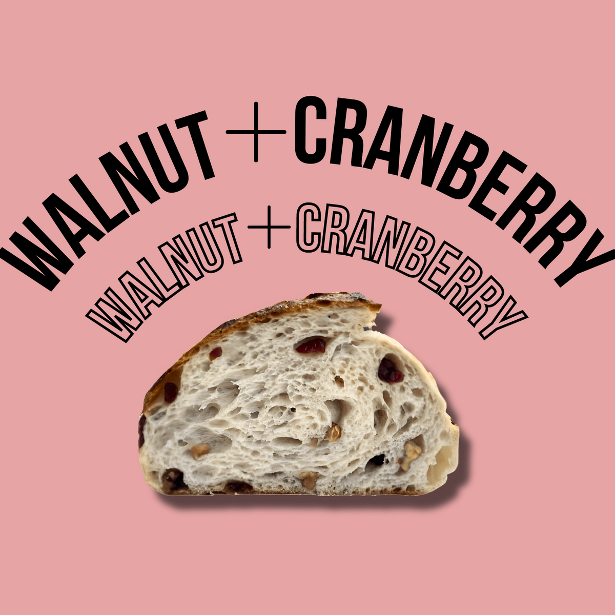 [Freshmade] Sudo Handmade Walnut & Cranberry Sourdough Bread 600g