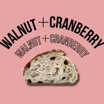 [Freshmade] Sudo Handmade Walnut & Cranberry Sourdough Bread 600g