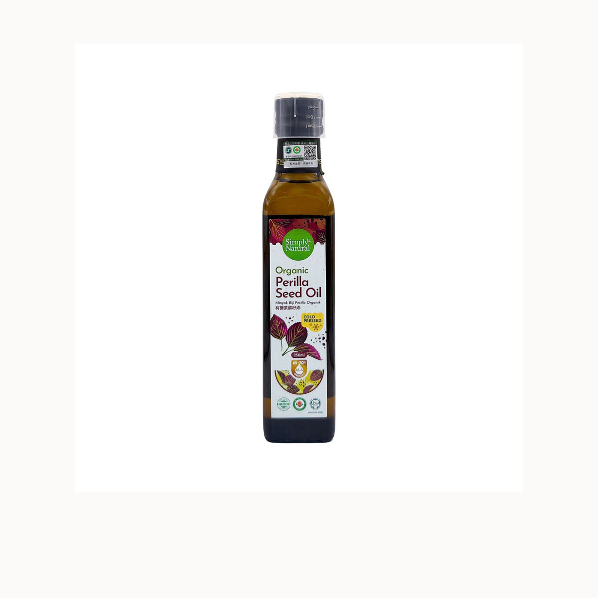Simply Natural Organic Perilla Seed Oil 250ml