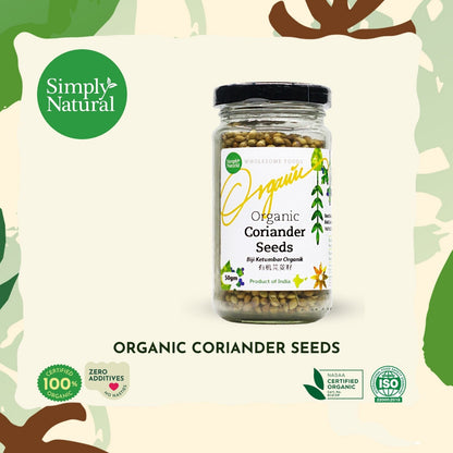Simply Natural Organic Coriander Seeds 50g