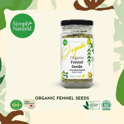 Simply Natural Organic Fennel Seeds 80g